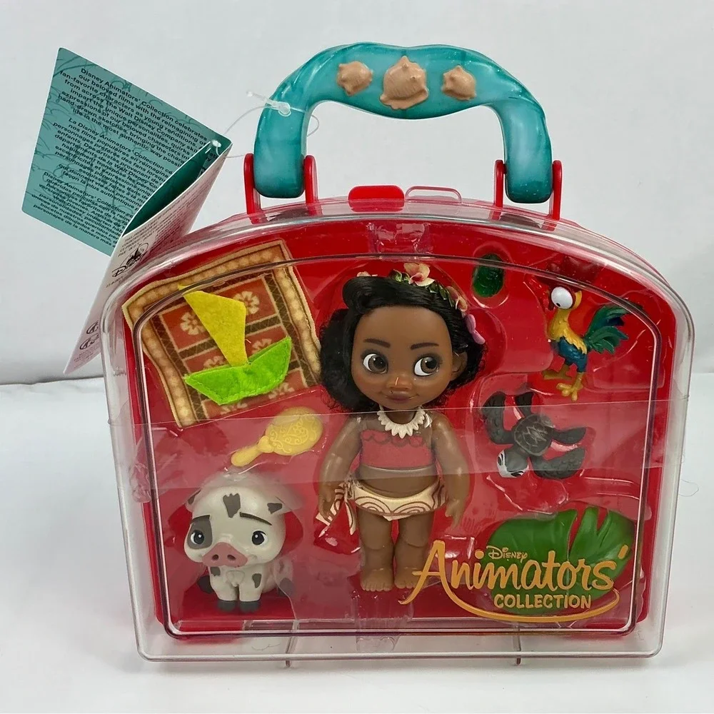 Disney Animators' Collection Moana Mini Doll Playset With Accessories New‎